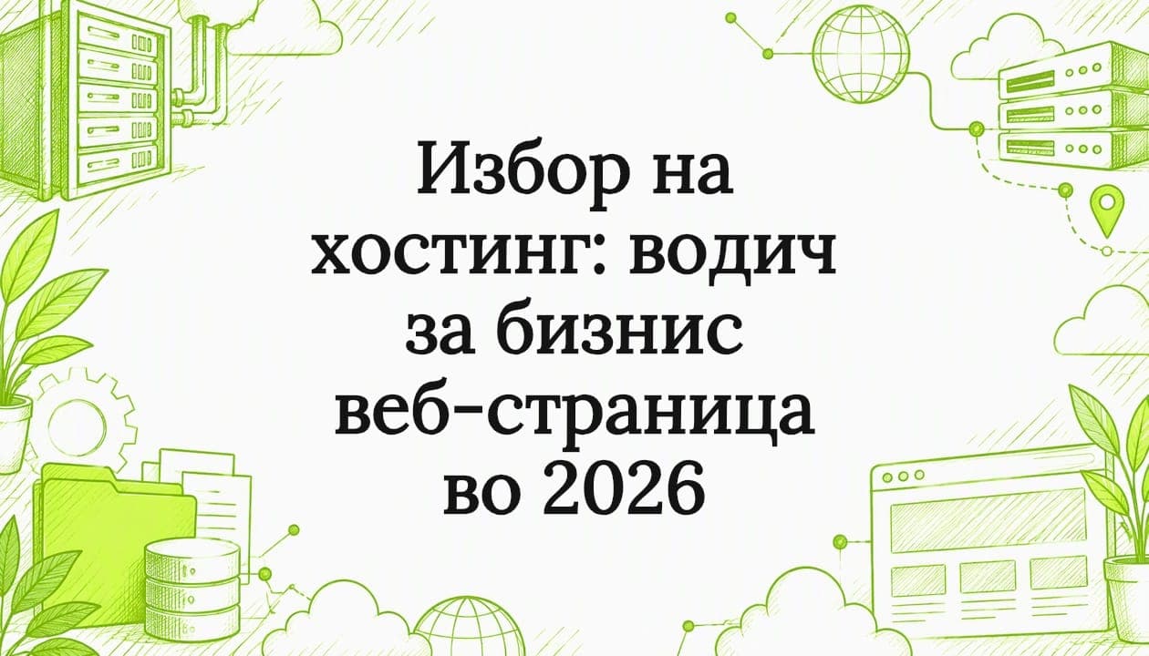 Избор на хостинг: водич за бизнис веб-страница во 2026